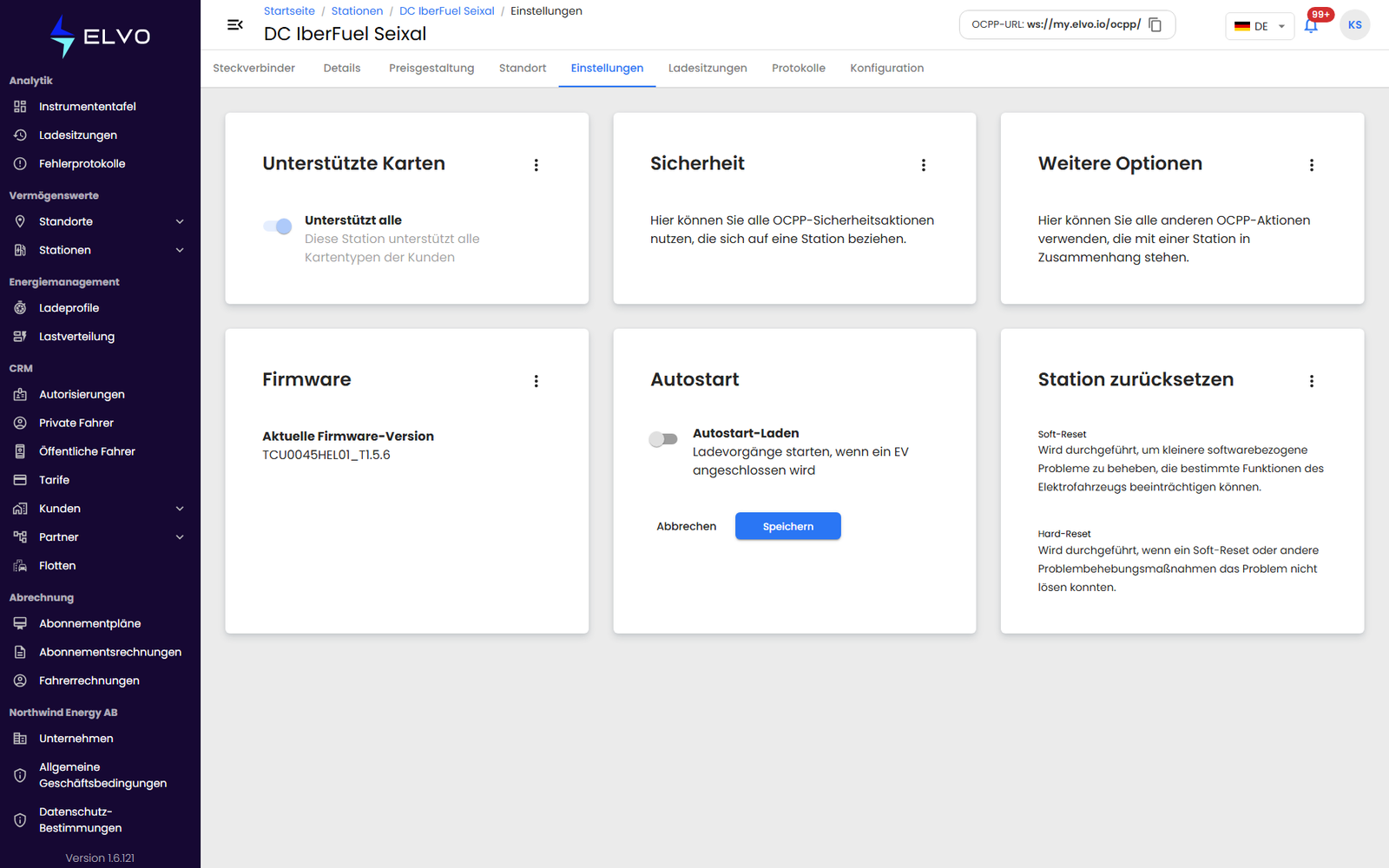 Bearbeiten der Autostart-Einstellungen