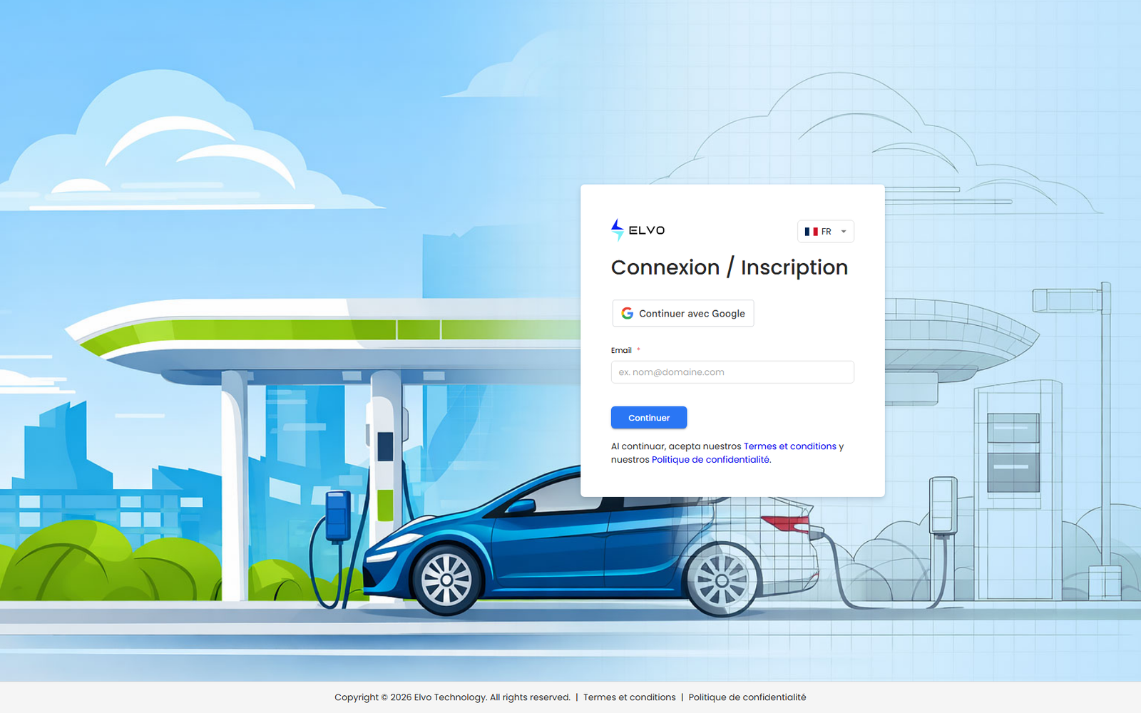 Page de connexion