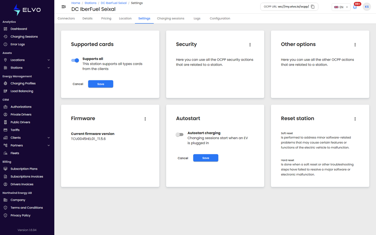 Editing supported cards, with Supports all turned off