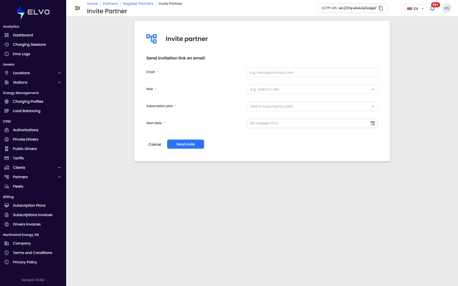 Invite a partner